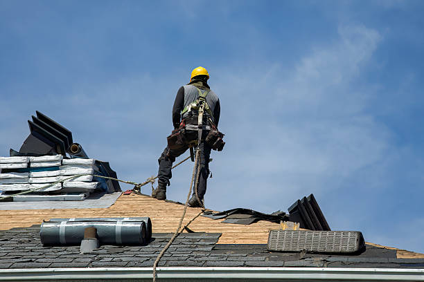 Professional Flat Roof Repair technician working in Lisle, IL